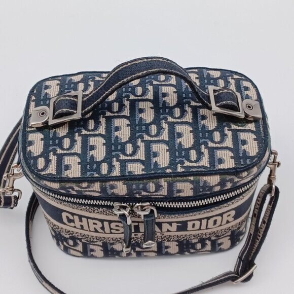 Christian Dior Oblique Small Travel Vanity Case w/Shoulder Strap -1130-092025 - Picture 7 of 16